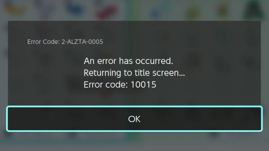 pokemon home error code 10015